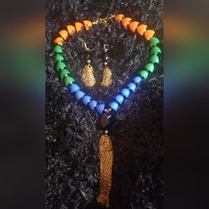 Sassy Jones Maya Set (Necklace & Earrings)